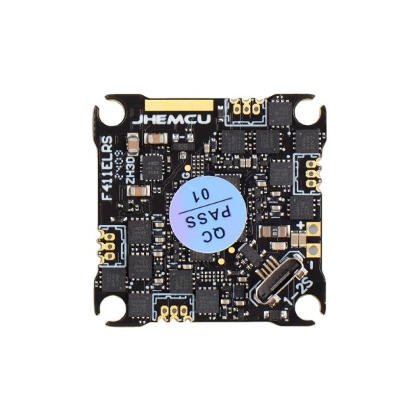 JHEMCU F411ELRS 1S 2S Crossover di volo ELRS 12A plastica ESC per HD Side
